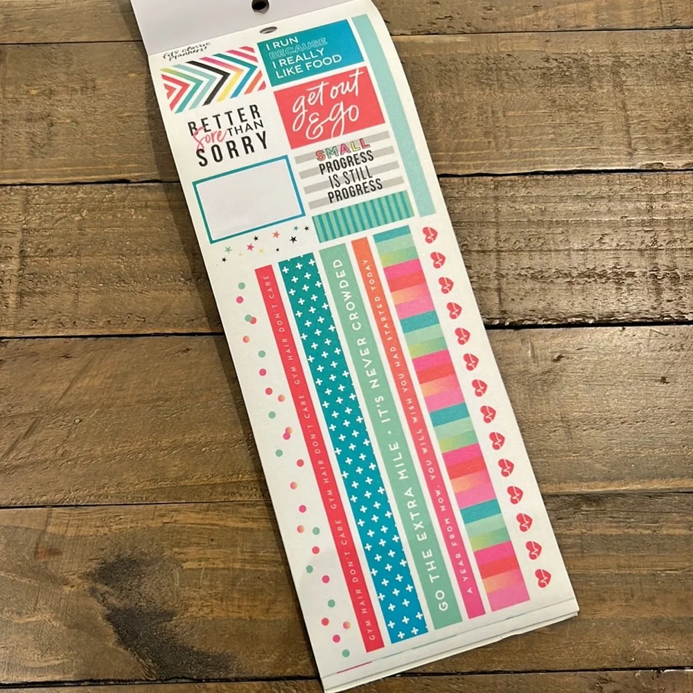 The Happy Planner Washi Fitness stickers